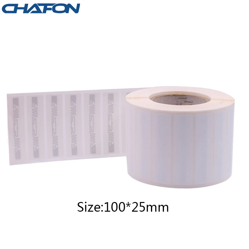 50pcs 73.5*21.2mm rfid gen2 uhf paper tag with U9 chip used for warehouse management