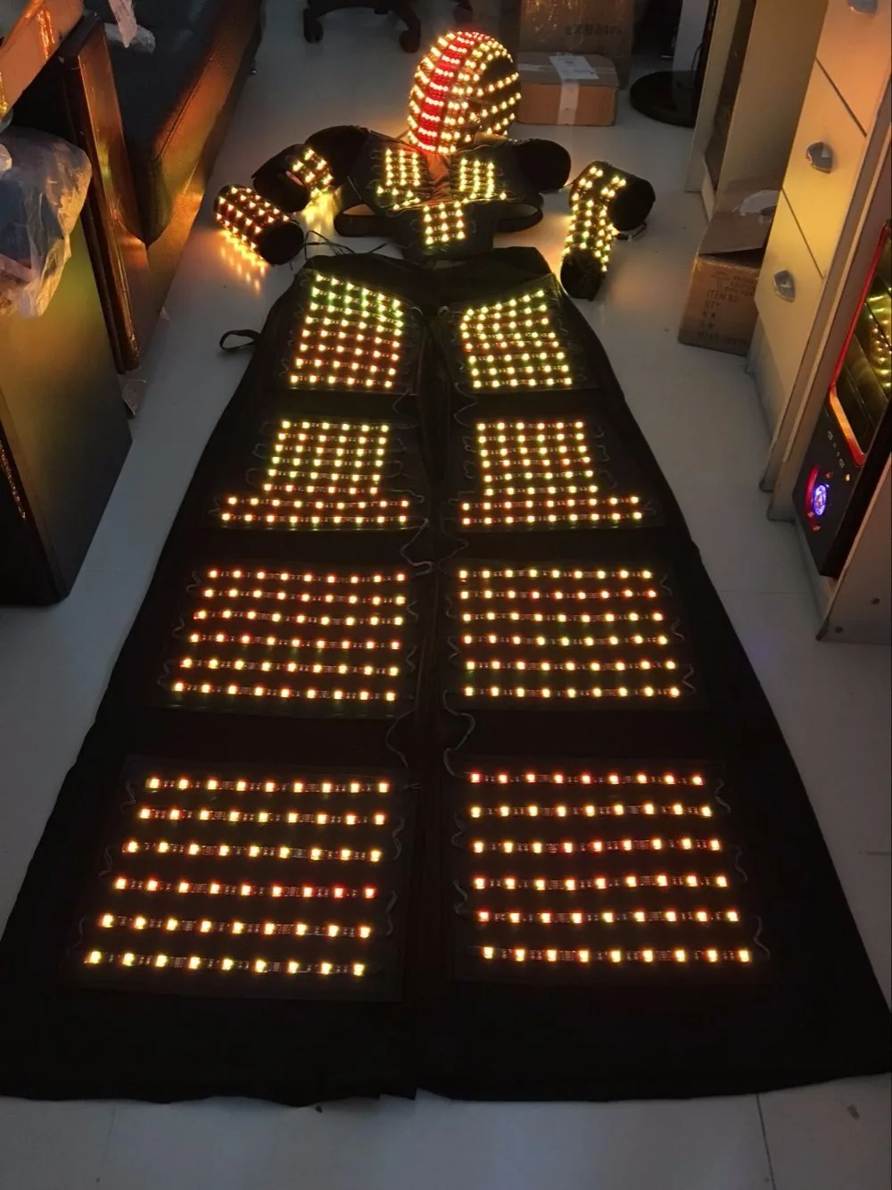 LED Clothing/LED Costume /Light suits/ LED Robot suits/ robot/ led lights costumes