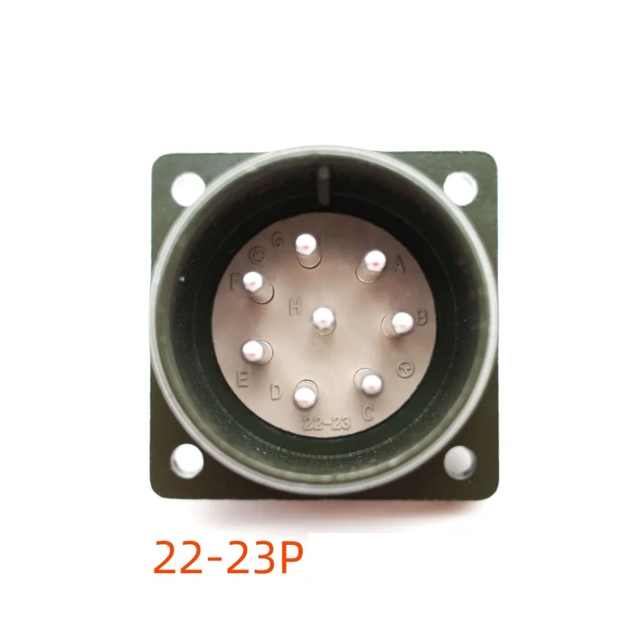 MS3108B 22-23S MS5015 Series 8P US ทหารมาตรฐานการบินปลั๊กมุม MR-PWCNS1สำหรับ J2S Servo motor22-23