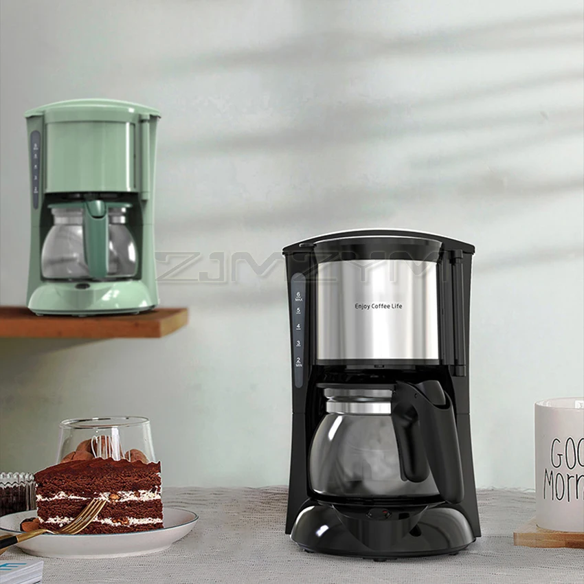 CM-323 Mocha Cappuccino อัตโนมัติกาแฟสไตล์อเมริกันหยดอัตโนมัติปิดกาแฟหม้อ600Ml