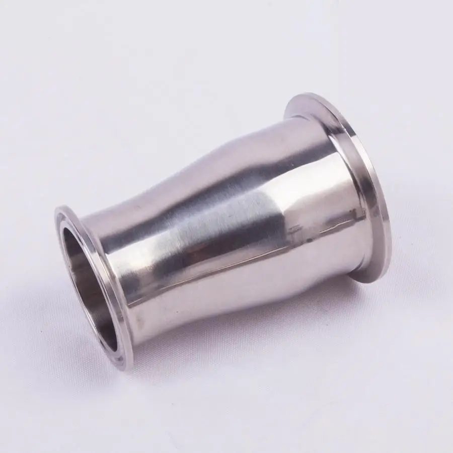 

102mm to 57mm 2.25" Pipe OD 4" to 2.5" Tri Clamp Reducer SUS 304 Stainless Sanitary Pipe Fitting Homebrew