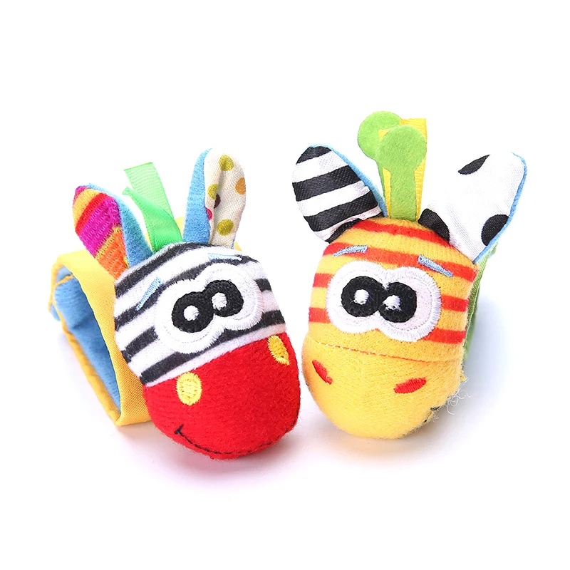 1pcs Infant Baby Toys Bebe Rattles/socks Can Make Sound Cute Toy For Baby Boy Toys  Hanging  Early Learning Educate Random Color