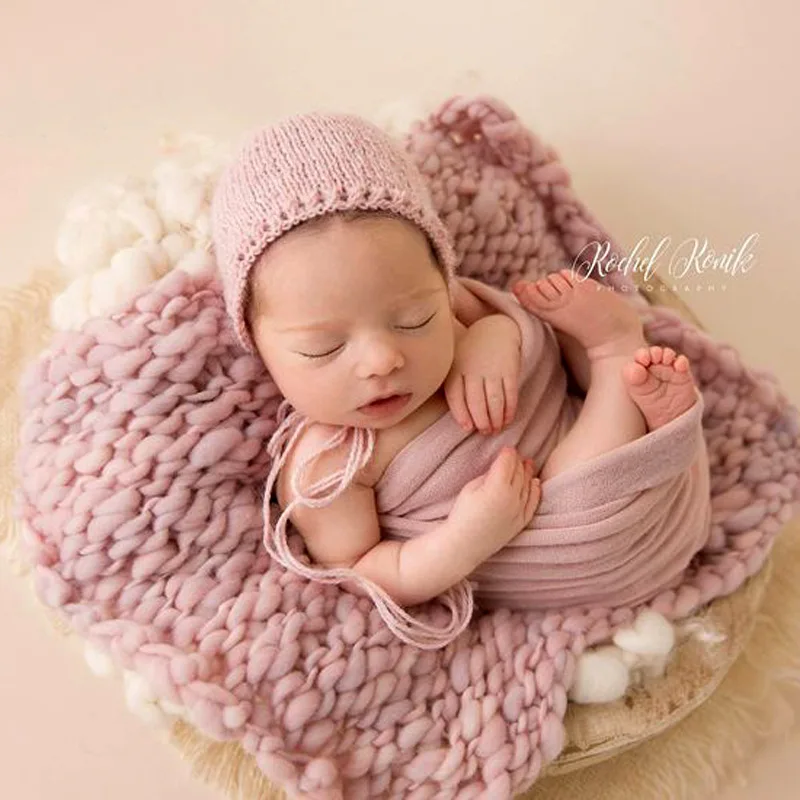 Baby chunky blanket photography props,Newborn Photography Blanket layer