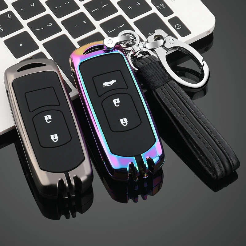 Zinc alloy + silica gel cover Car Remote Key Case Cover For mazda CX-5 2 3 6 Demio CX-3 CX3 CX5 CX-7 CX7 CX8 CX-9 MX5 Axela