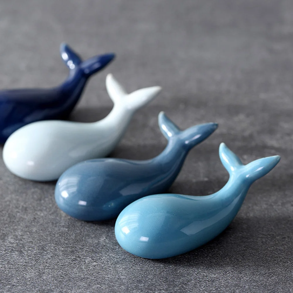 1PC Chopsticks Holders Whale Shape Ceramic Fashion Kitchen Tableware Chopsticks Holder Stand Drop Shipping