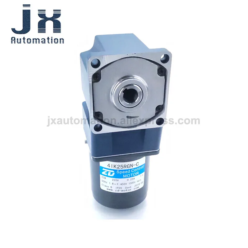 220V 25W ZD AC Speed Regulating Motor 4IK25RGN-C-4GN25RC with Hollow Gearbox