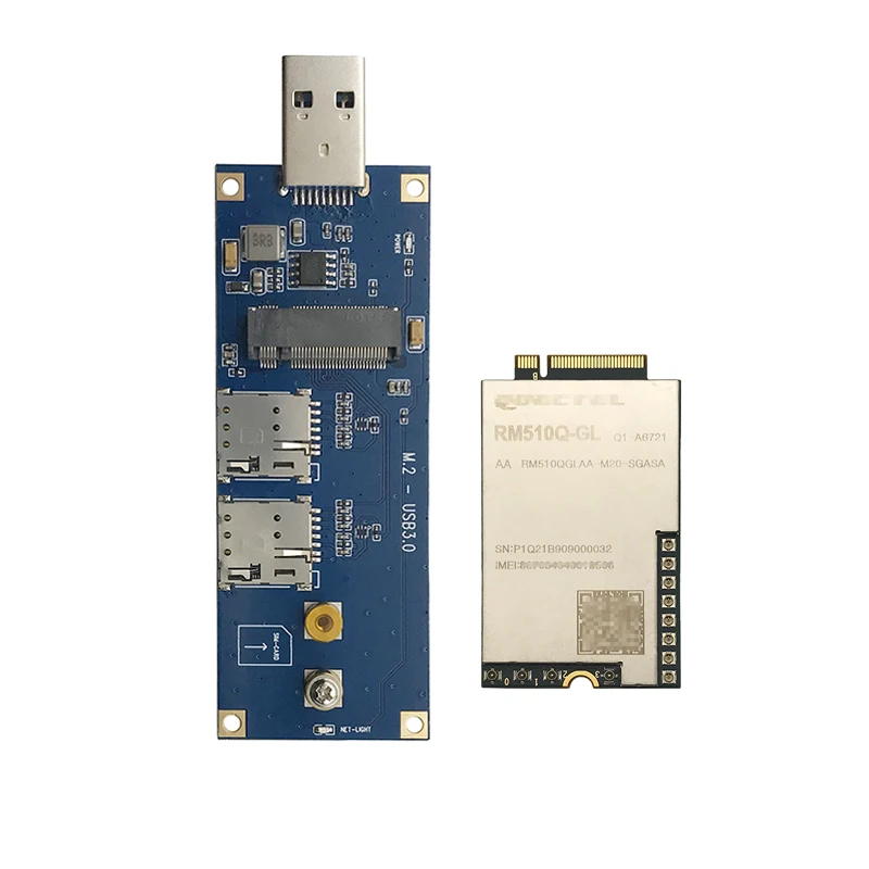 New Quectel RM510Q-GL 5G NR sub-6GHz mmWave module M.2 MIMO RM510QGLAA-M20-SGASA Compatible LTE-A EM06 Cat 12 EM12 Cat 20 EM20