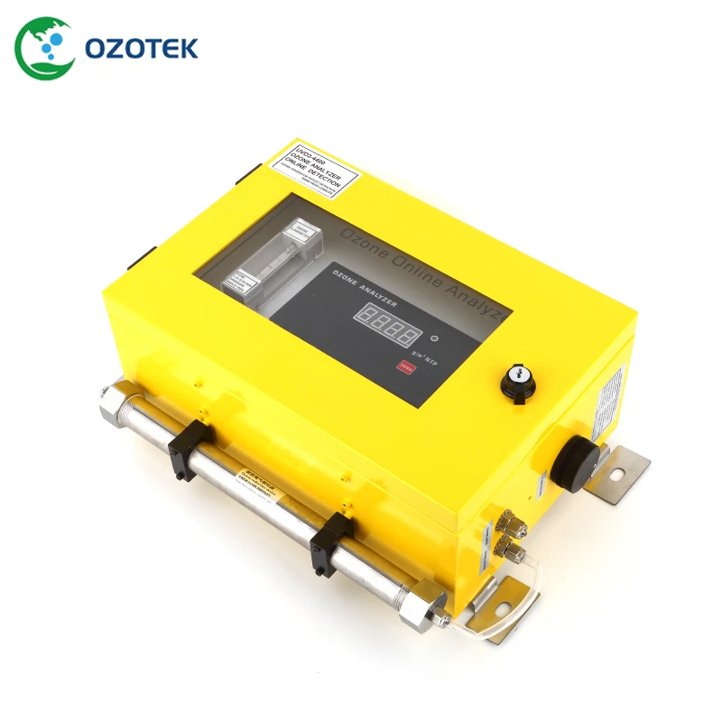 Wall mounted ozone analyzer UVO3-4400AC 0-200mg/L(MAX:350mg/L) to measure ozone output of ozone machine