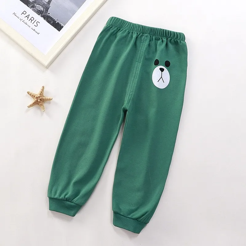 New Cotton Pants For Children Kids Boys Casual Pants Baby Girls Long Trousers Toddler Autumn Spring Sport Pants Baby Clothing