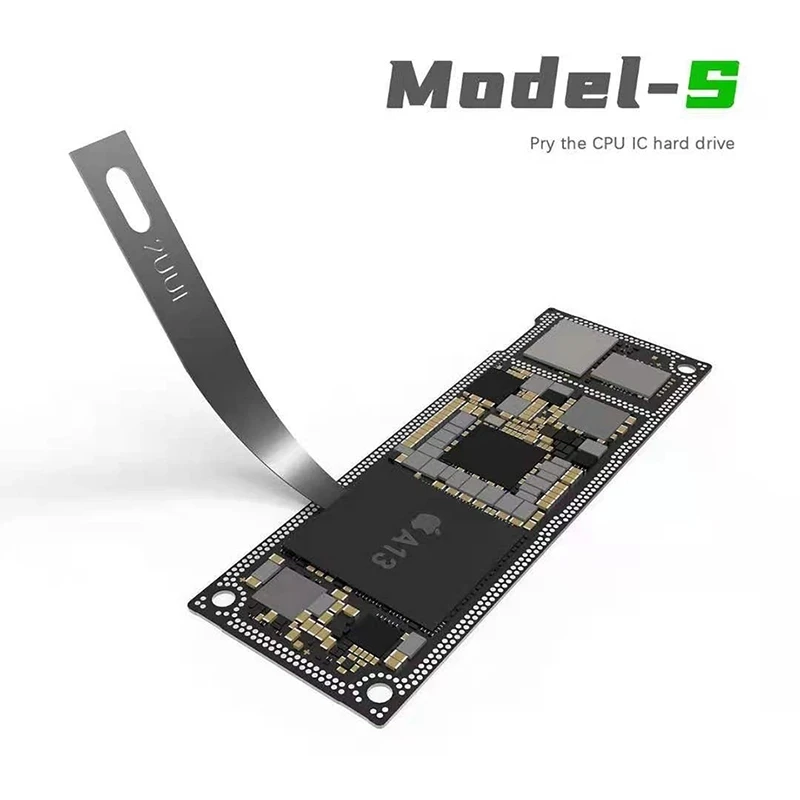 أحدث 2uul اليد مثير شفرات ل Pcb تحت ملء نظيفة متعددة الوظائف اللوحة بغا رقاقة الغراء تنظيف كشط نقب سكين أدوات
