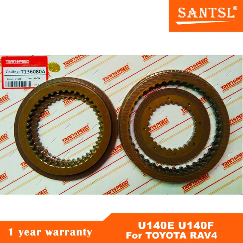 

U140E U140F Automatic Transmission Clutch Plates Friction Kit Fit For TOYOTA RAV4 Car Accessories Transnation