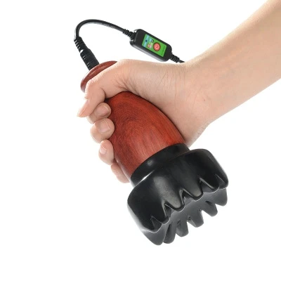 Meteorite electric heat meridian brush dredge instrument scraper power tiger thin body brush push back open back massage