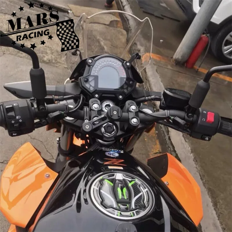 Motorcycle Sports Windshield WindScreen Visor Viser Fits For Kawasaki Z250 Z400 2019 2020 2021 Double Bubble