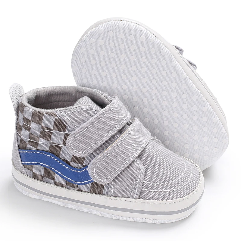 2025 neue Baby Leinwand Turnschuhe Anti-slip Weiche Plaid Baby Junge Mädchen Schuhe Neugeborene Erste Wanderer Infant Baby unisex Casual Schuhe – Detail 30