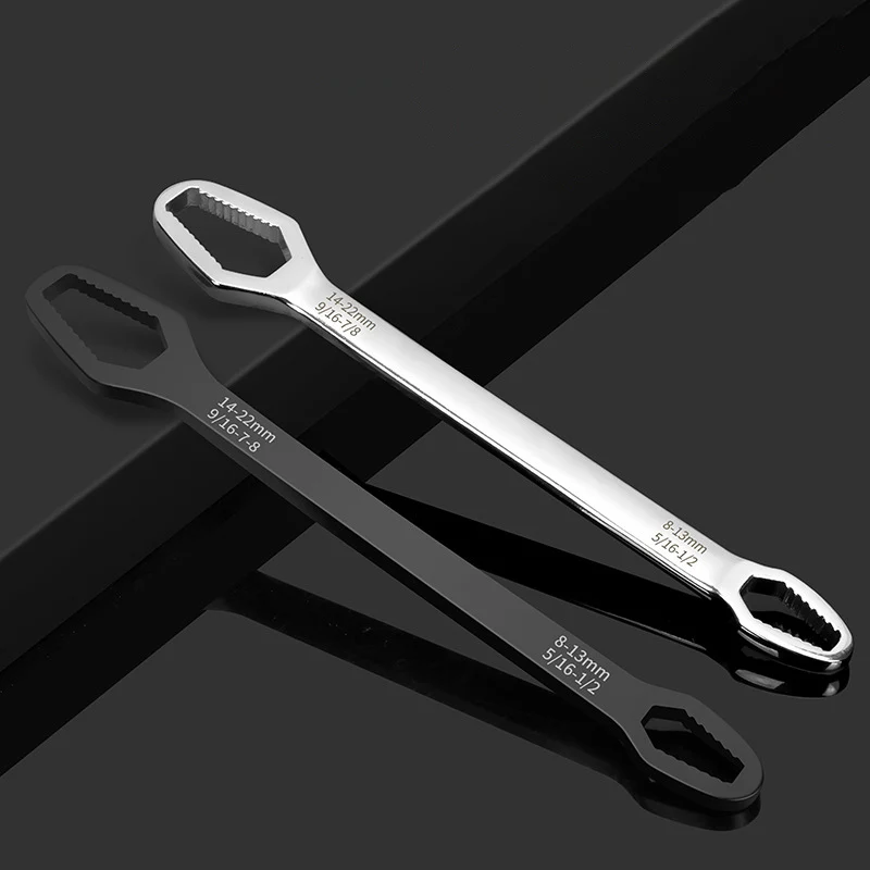 Chiave universale Torx chiave per occhiali regolabile chiave a cricchetto da 8-22mm per strumenti di riparazione per auto da moto da bicicletta