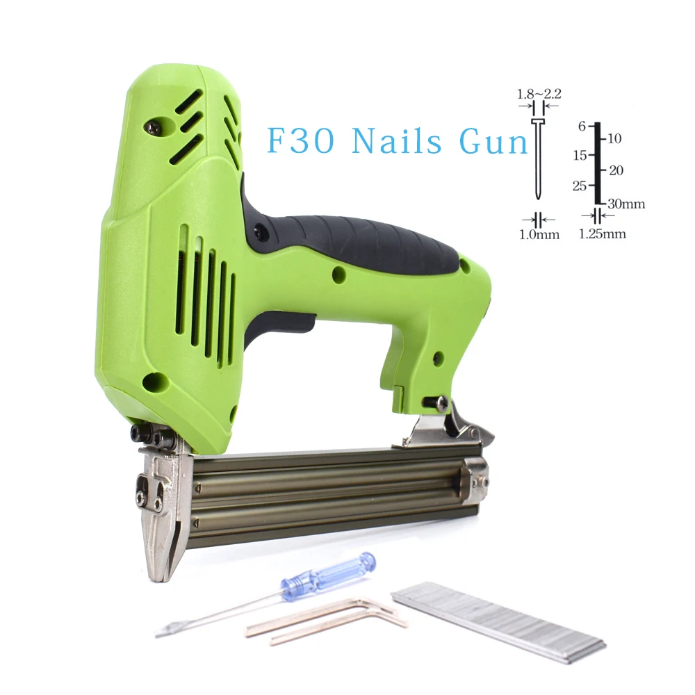 Electric Staples Nails Gun 2 In 1 Framing Tacker For Furniture Decoration Tool