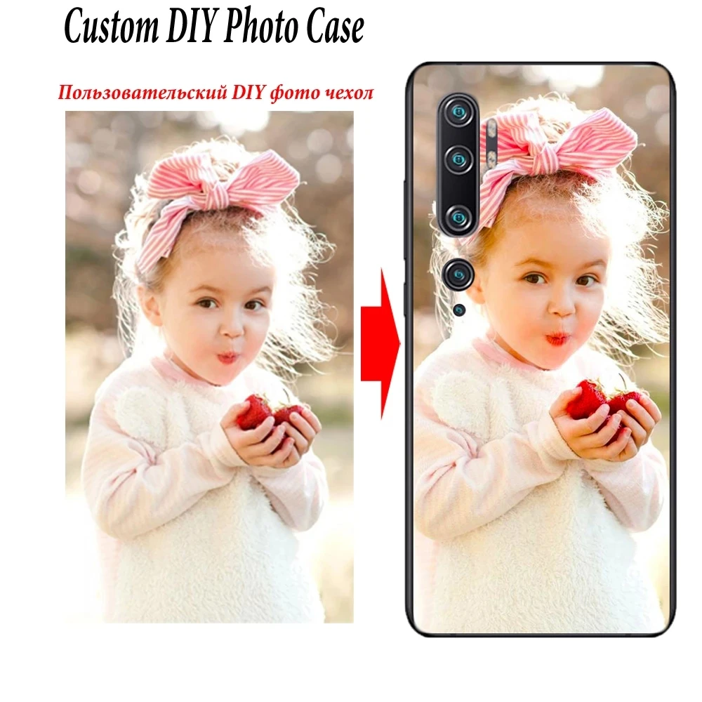 Custom Photo Tempered Glass Case For Xiaomi redmi note 5 6 7 8 8T 9 9T 10 PRO MAX 4G Unique Bumper DIY Case Coque Fundas