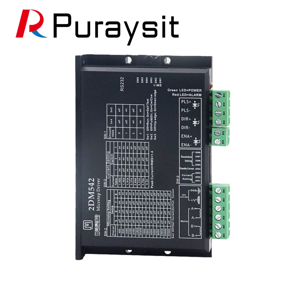 Puraysit JMC 2DM542-06 2DM542 2DM420 2DM556 2DM860H 2DM860 2 Phase Hybrid Stepper Motor Driver