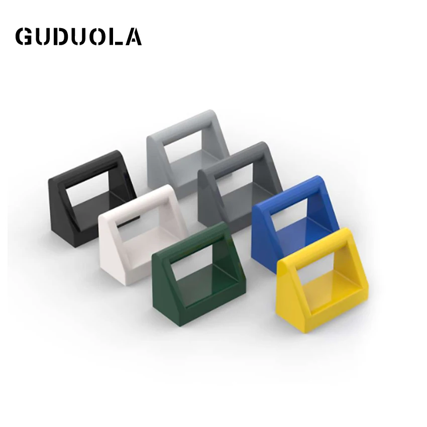 

Guduola Building Block 2432 Special Brick Plate 1x2 with Handle Small Particle Tile MOC Assembly Brick Parts 80pcs/LOT