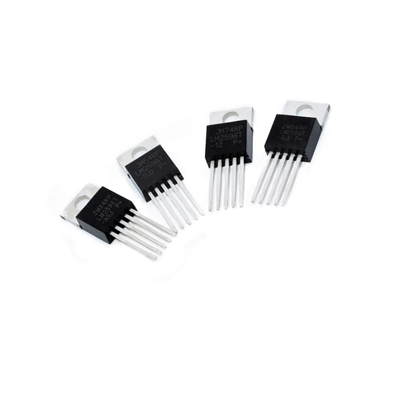 10PCS/LOT LM2596T-3.3 LM2596T-5.0 LM2596T-12 LM2596T-ADJ LM2596T LM2596 TO220-5 TO220 Three Side Switch Output Voltage Regulator