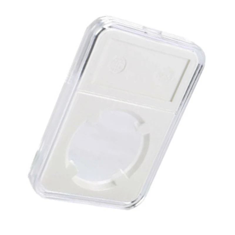 1Pc 38mm Coin Holder Protective Home With Liner Storage Dustproof Portable Plastic Collection Box Coin Capsules Organizer