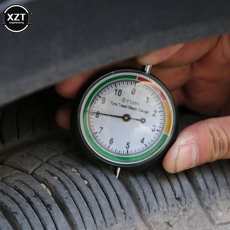 자동차 휠 타이어 압력 트레드 깊이 게이지 미터 포인터 표시기 측정 장치 도구, 타이어 상태 모니터 디스플레이 액세서리
