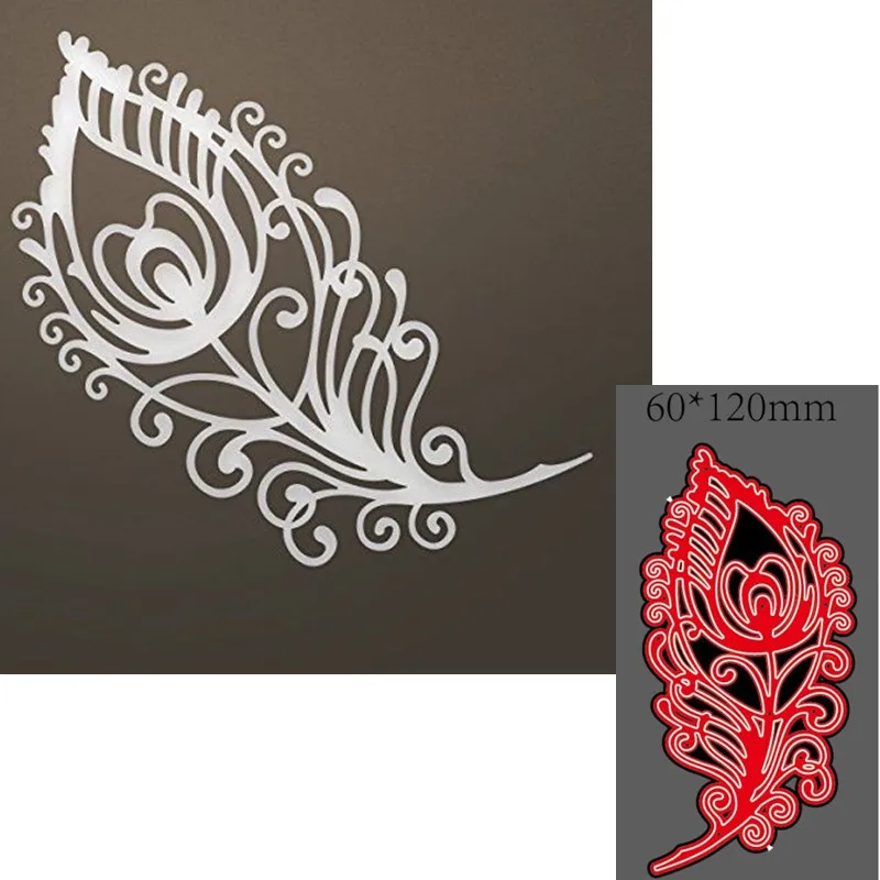 Metal cutting dies cut die mold feather decoration Scrapbook paper craft knife mould blade punch stencils