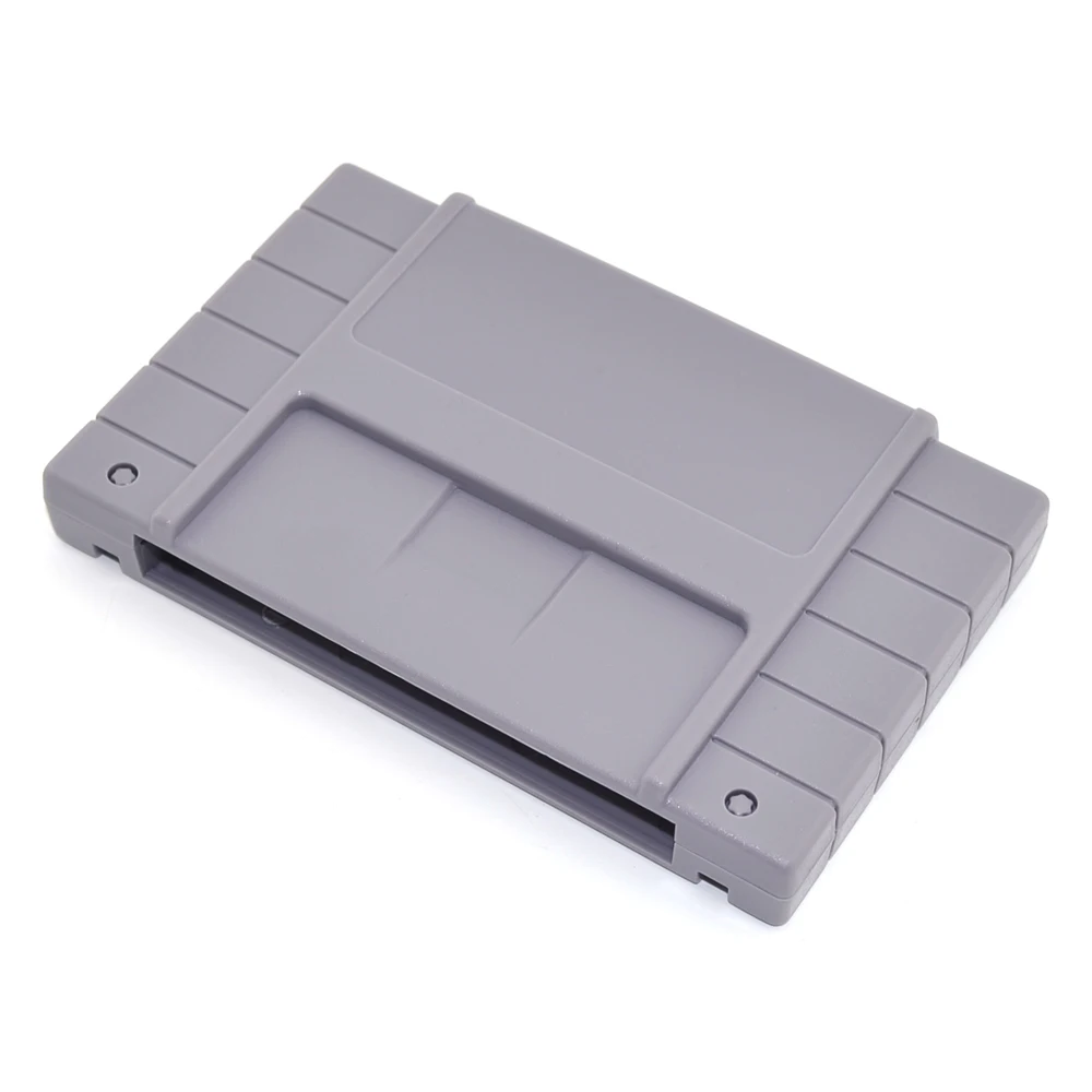 50 PCS a lot Game Cartridge Plastic Shell Replacement for S-N-E-S with back sticker US Version