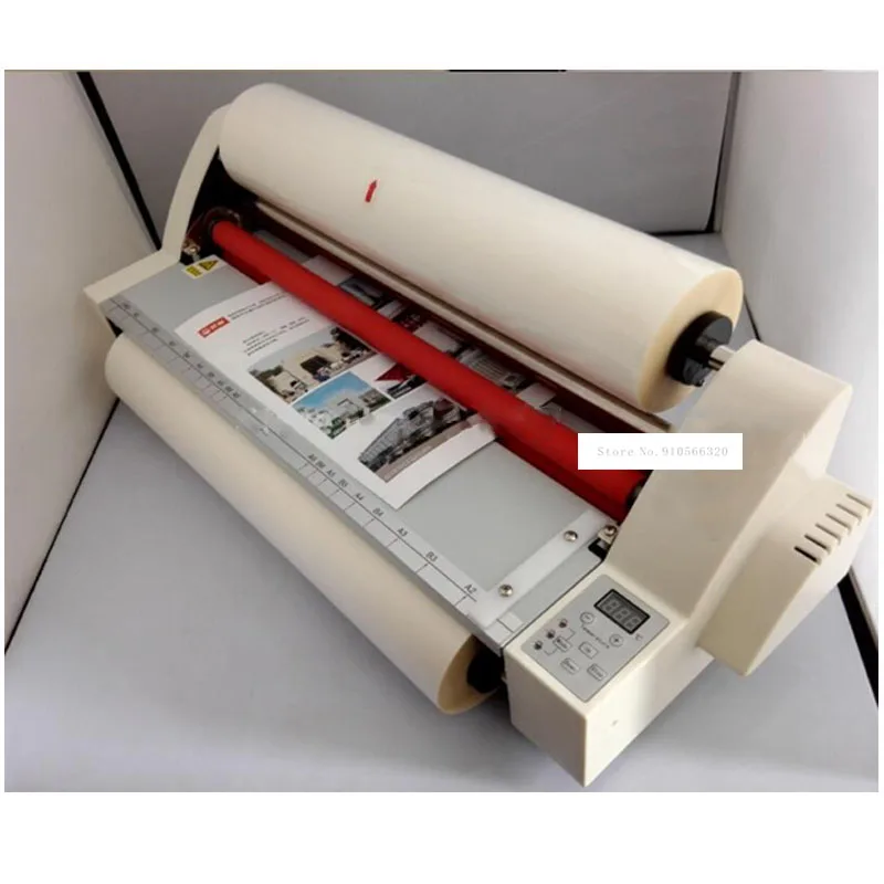 V350 V480 Paper Laminating Machine,Students Card,Worker Card,Office File Laminator Photo Laminator 0.1-5MM Film