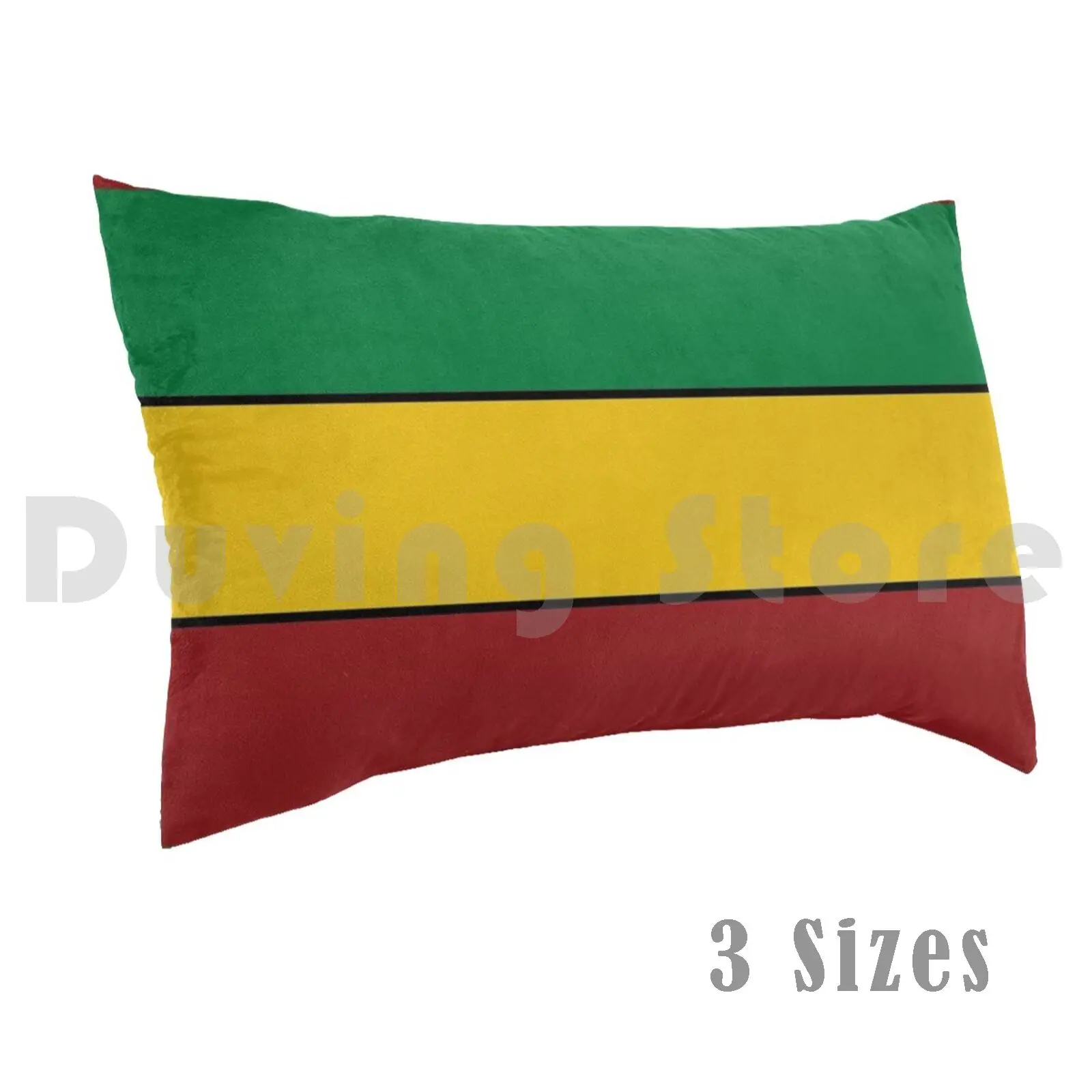 Rasta Stripes Pillow Case Printed 50x75 Rasta Stripes Rasta Rasta Jah Lion Tuff Lion Order Reggae Ethiopia