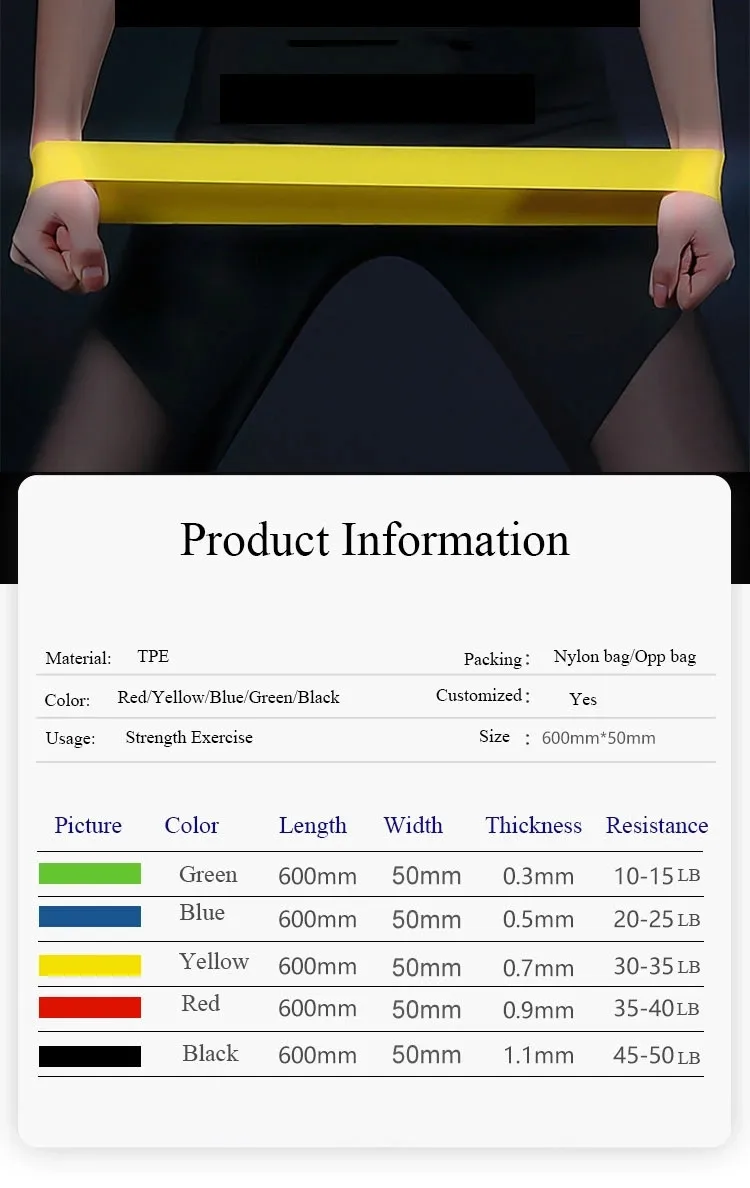 Lezyan اليوغا المقاومة المطاط اللياقة البدنية أربطة مرنة 0.3-1.1 مللي متر التدريب اللياقة البدنية اللثة بيلاتيس الرياضة معدات تدريب كروسفيت