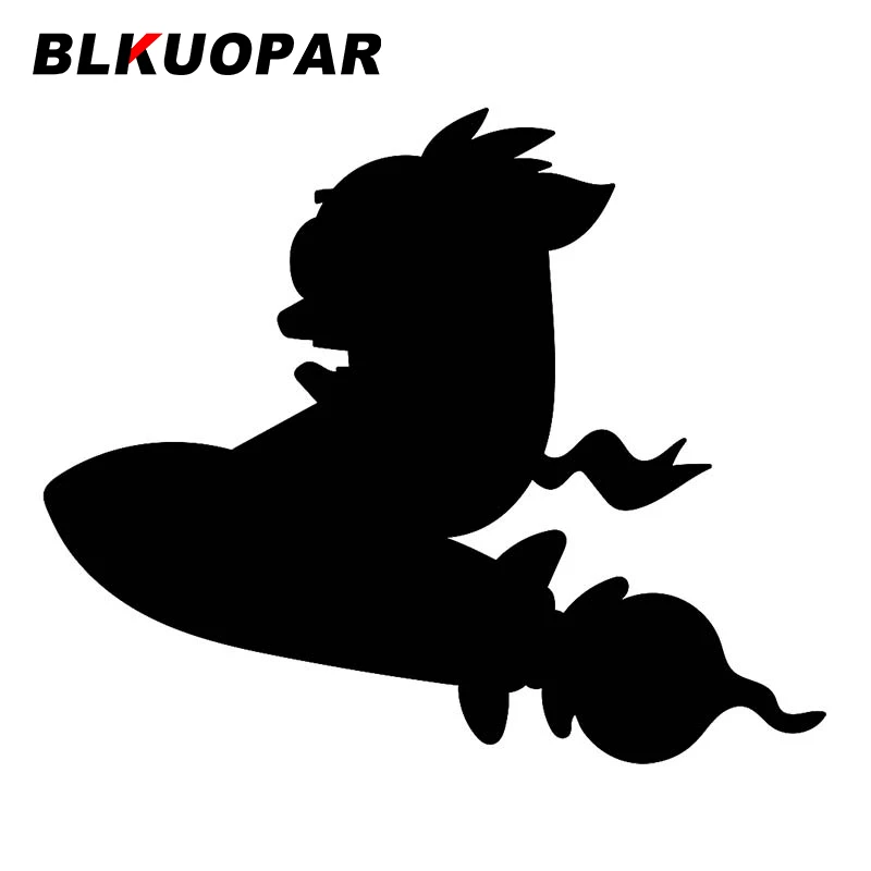 BLKUOPAR for Monsters Rockets Glide Through Space Car Stickers Vinyl Decals Waterproof Occlusion Scratch Laptop Skateboard Decor