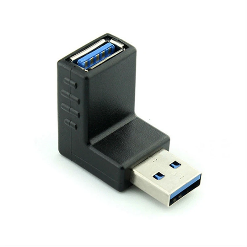 90 Degree Left and Right Angle USB 3.0 USB 2.0 A male to female Adapter Connector, High Speed Used for Laptop Drop Ship