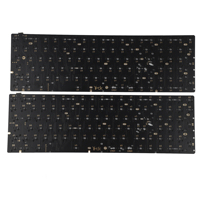 QMK VIA 96 ANSI ISO Hotswap Underglow RGB Replacable Kailh Hot Socket Fully Programmable PCB For Kit 1 Kit 2 Melody96 Wooden 96