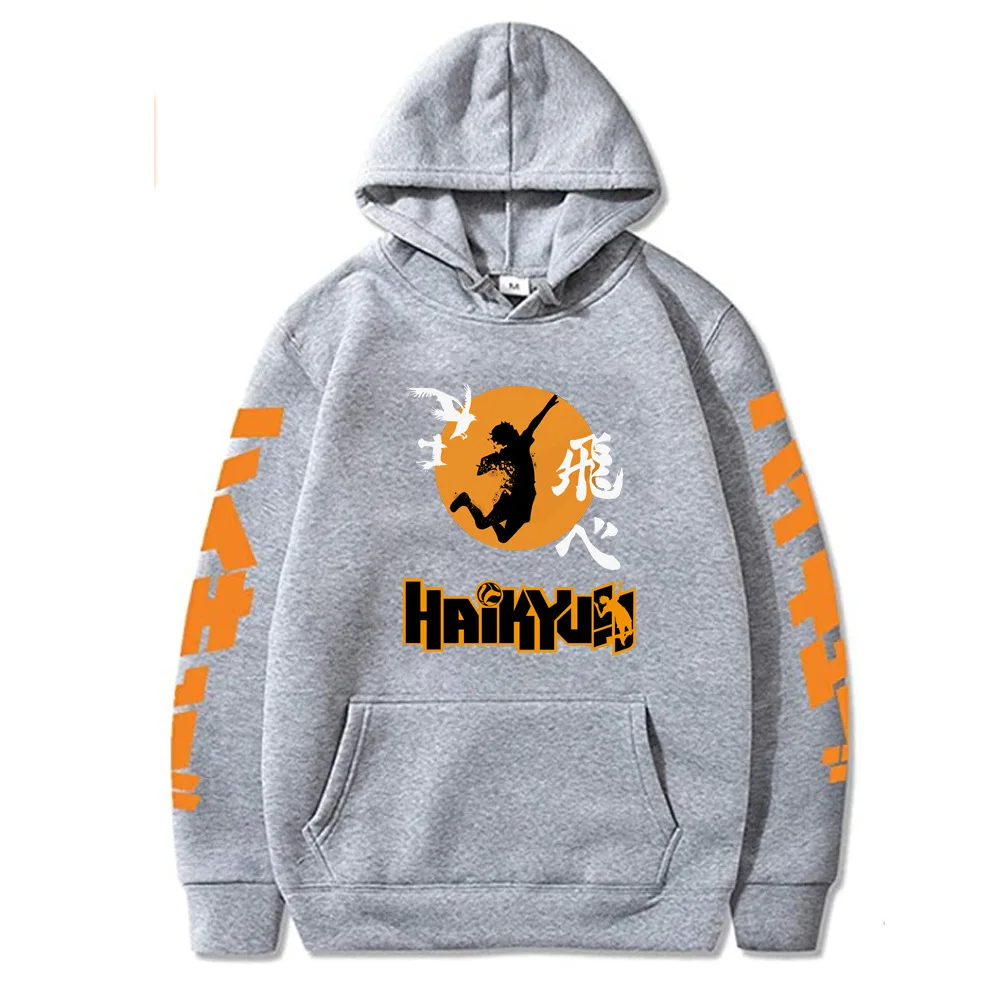 Hot Men‘s Hoodies Anime haikyuu Sweatshirts Print Fleece Men/Women Pullovers Sudaderas Hombre Hoodie Man Hoody