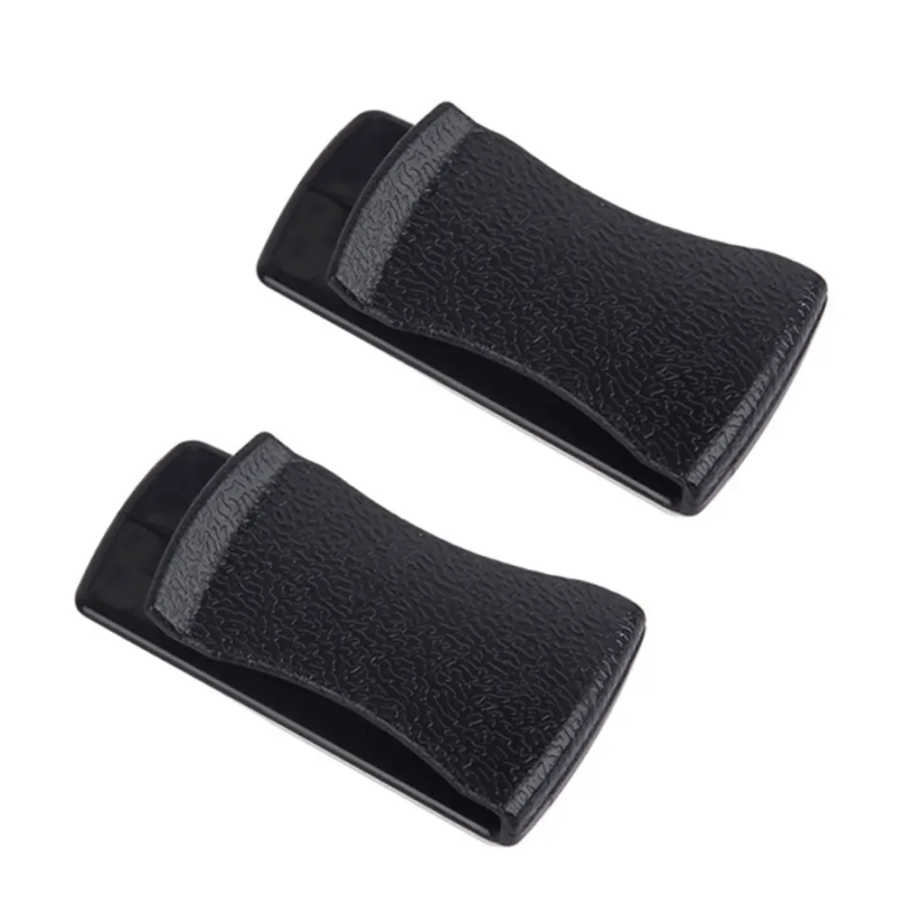 2PCS Car Sunglasses Holder Card Glasses Ticket Hook Auto Car Clip Black Dashboard Door Self Adhesive Clips Car Stuff Interior