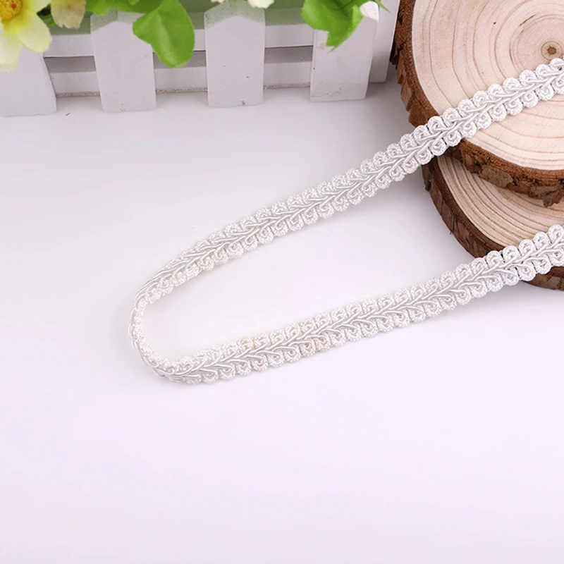 2 yards Braided Color Polyester Lace Clothing Home DIY textile Craft Sewing Accessories Ribbon lace