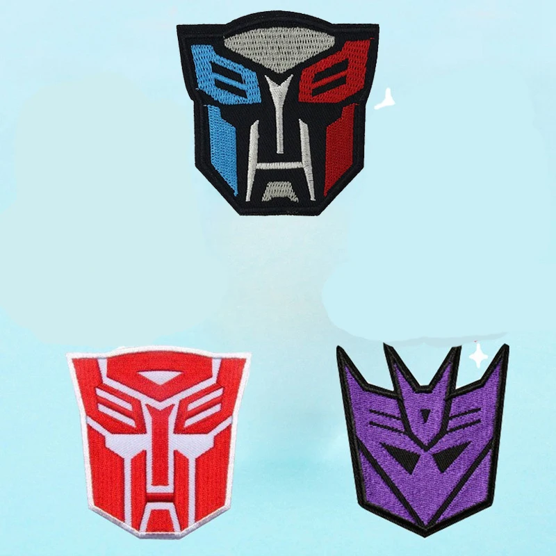 Fine Transformers Military Patches Iron On Rubber Armband Tactical Badge Personality For Backpack Hat Clothes Jacket Decor