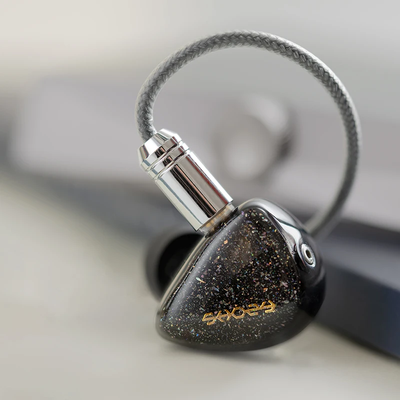 Наушники Shozy Form 1,1 1BA + 1DD с двойным драйвером, гибридные наушники с басами, проводная гарнитура с шумоподавлением и съемным кабелем 0,78 мм