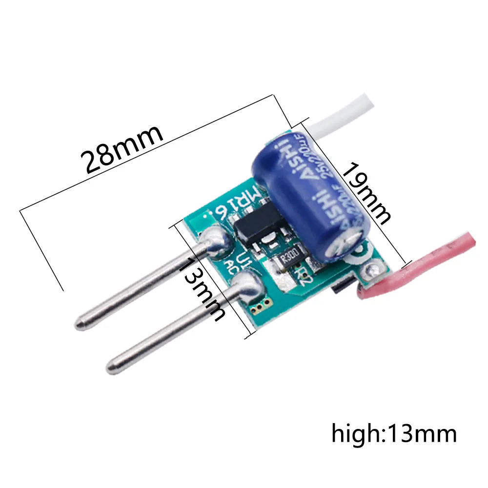 MR16 DC12V 1-3W 4-7W LED Driver Lighting Transformer For LED Power Supply Adapter 300mA Current for LED Spotlight Bulb