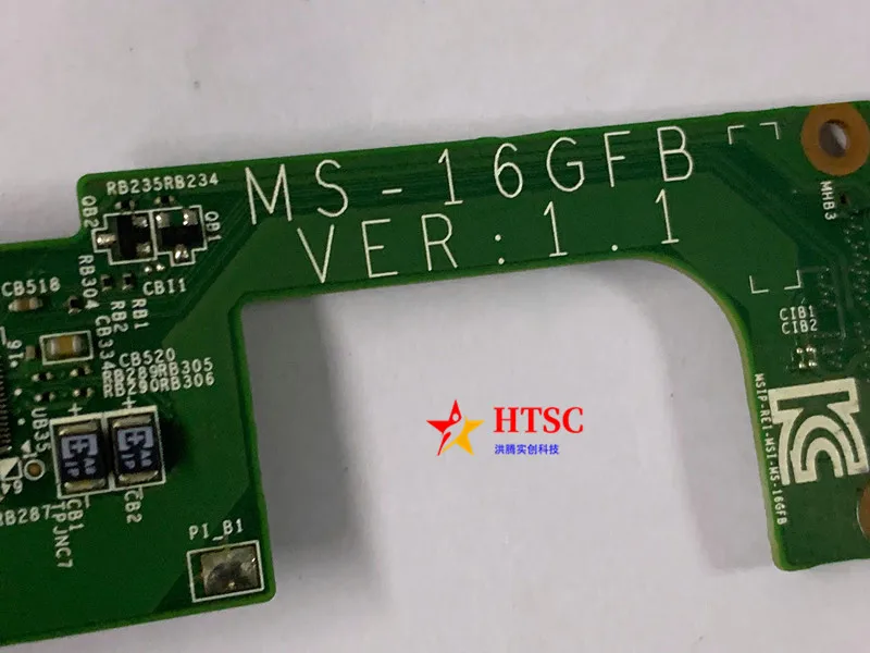 Original FOR MSI Ge60 Ms-16gf Audio Jack HDMI USB Board Ms-16gfb test OK