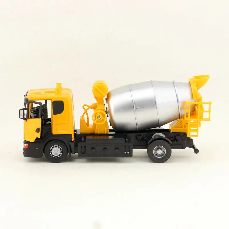 Automaxx 1:43 Scale Diecast Metal Model Scania Cement Mixer Truck Toy Car Doors Openable Educational Collection Gift For Boy