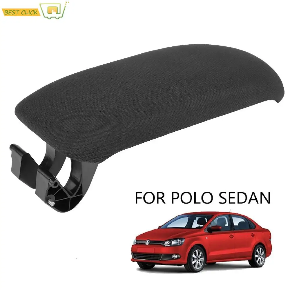 Car Armrest Latch Cover For Volkswagen VW Polo Sedan 2010 2011 2012 2013 2014 2015 2016 2017 2018 Center Console Arm Rest Pad