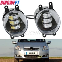 Luces LED de circulación diurna, Ojo de Ángel, + DRL, lente de corte, luces antiniebla para Toyota Auris E150 2007 2008 2009 2010 HSD 2011 2012, novedad