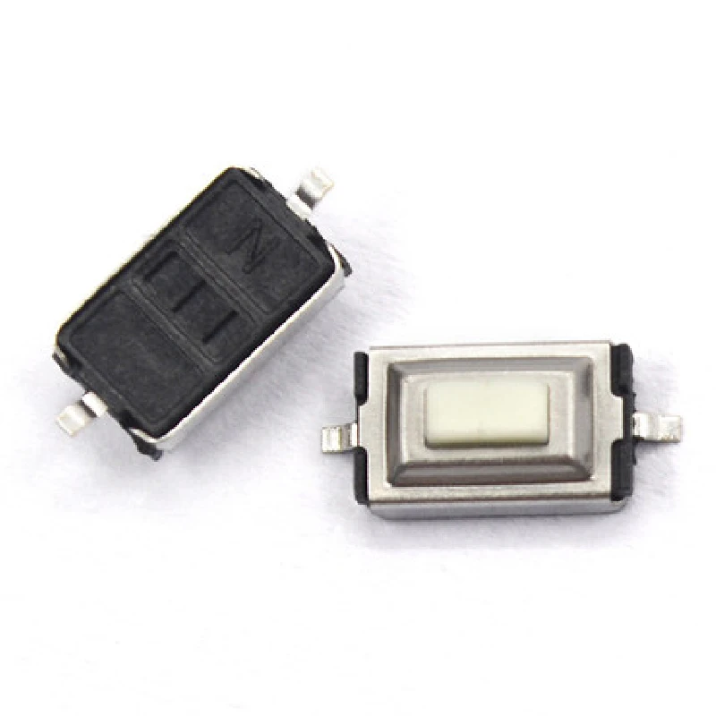 50 قطعة 3x6x2.5 مللي متر مايكرو التبديل زر أبيض اللمس اللباقة دفع التبديل إعادة تعيين زر 2pin مصلحة الارصاد الجوية 3*6*2.5 مللي متر