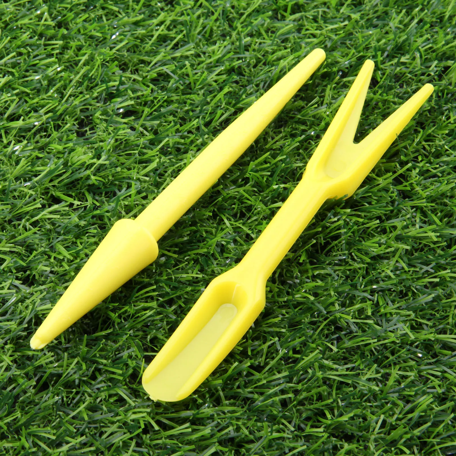 2Pcs Mini Widger and Dibber Transplanting Seedling Digging Weeding Loosening Soil Hole Puncher Flower Vegetable Seed Disseminate