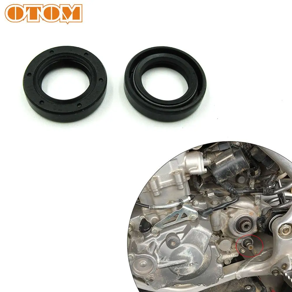 OTOM NBR Shaft Oil Seal 14*22*5 Motorcycle Engine Crankcase Gear Shift Shaft Oil Seal For HONDA CRF250R CRF250X CRF250RX 2004-20