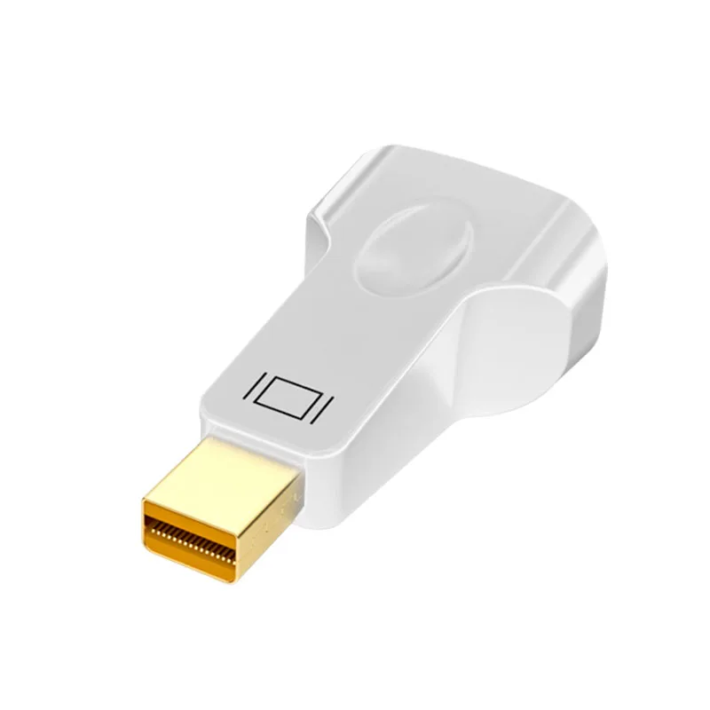 미니 DisplayPort-VGA 어댑터 변환기 미니 디스플레이 포트 남성 DP-VGA 여성 HD TV 케이블 어댑터 PC TV 용 비디오 오디오