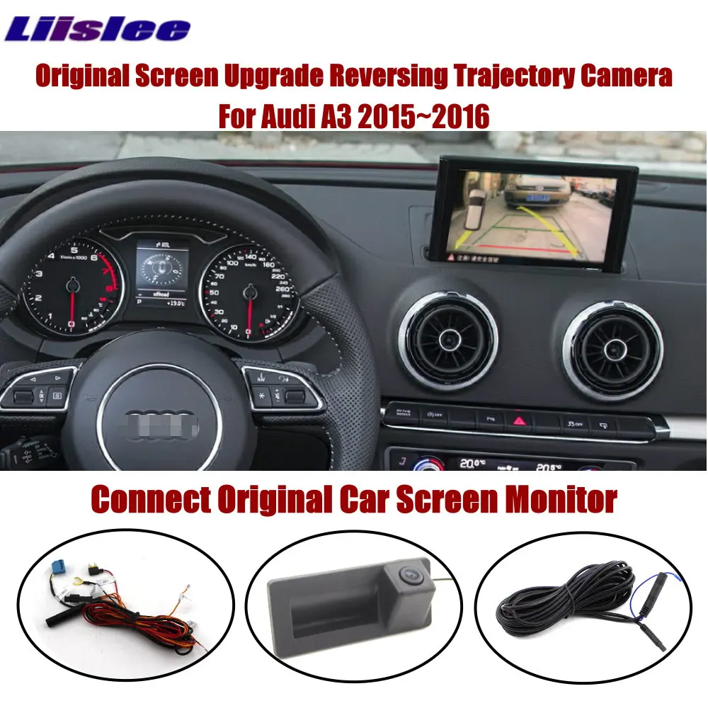 

Car Rearview Camera For Audi A3 (8V) 2012-2020 Original Screen Parking Reversing Intelligent Dynamic Image HD CCD CAM