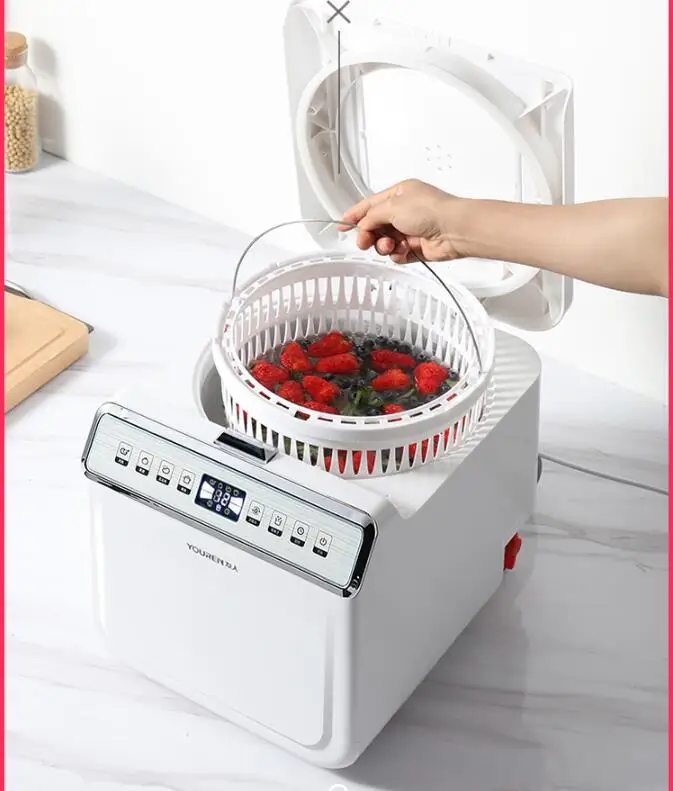 x60 household fruit and vegetable washing machine, plasma + active oxygen vegetables and fruits to remove residue, food purifier